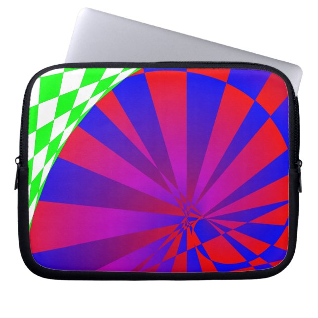 Folded Dimensions by Kenneth Yoncich Laptop Sleeve (Front)