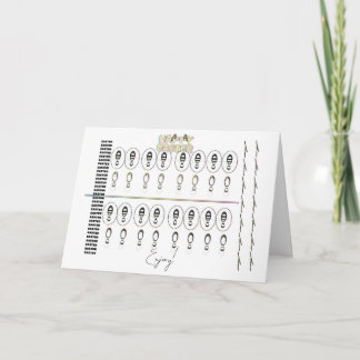 Folded Easter Greeting Card