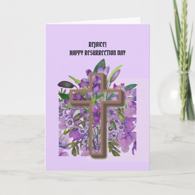 Folded Easter Greeting Card (Front)