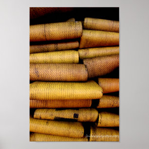 Folded Fire Hose Poster