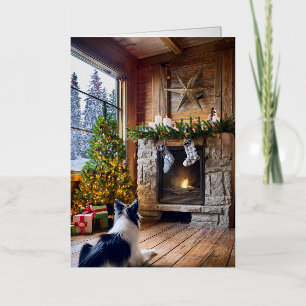 Folded Foil Christmas Card