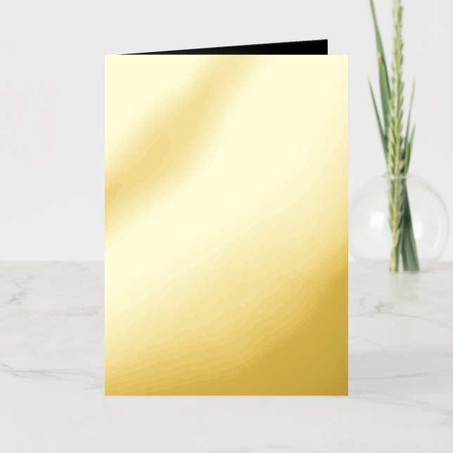 Folded Foil Greeting Card (Front)