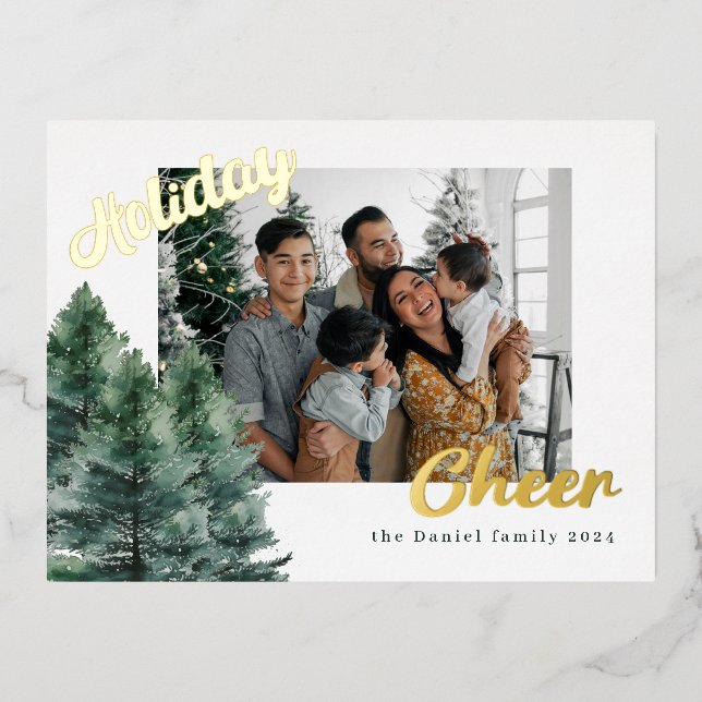 Folded Foil Greeting Card (Front)