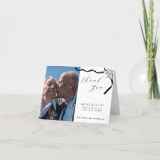 Folded Funeral Thank You Card