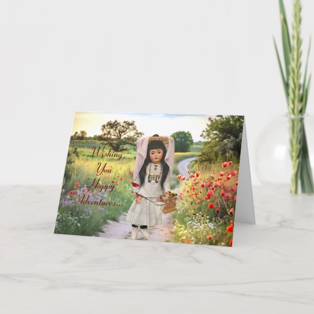 Folded Graduate /Travel /New Move /Adventure Card (Front)