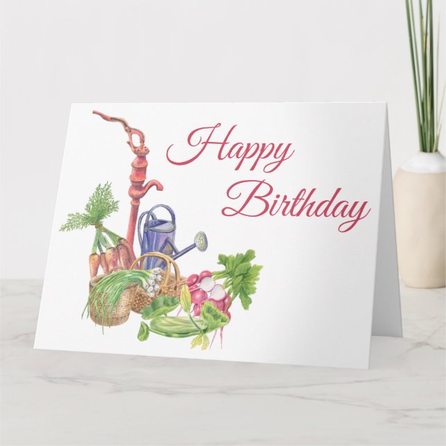 Folded Greeting Birthday Card (Front)
