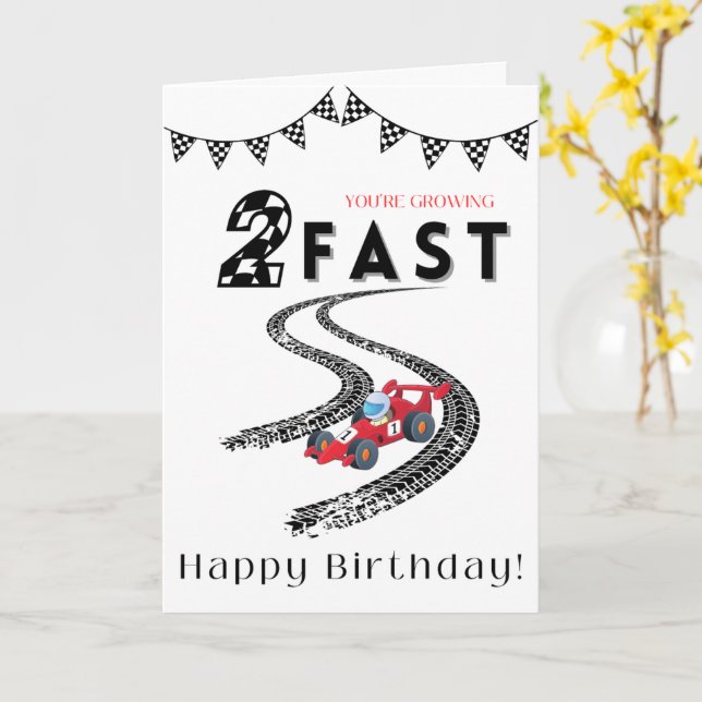 Folded Greeting Card (Yellow Flower)