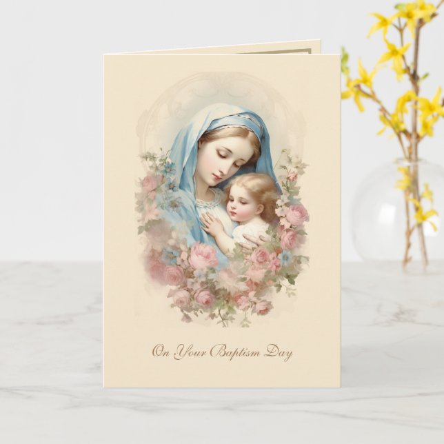 Folded Greeting Card (Yellow Flower)