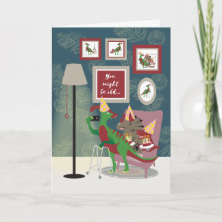 Folded Greeting Card 'Birthday Selfies'