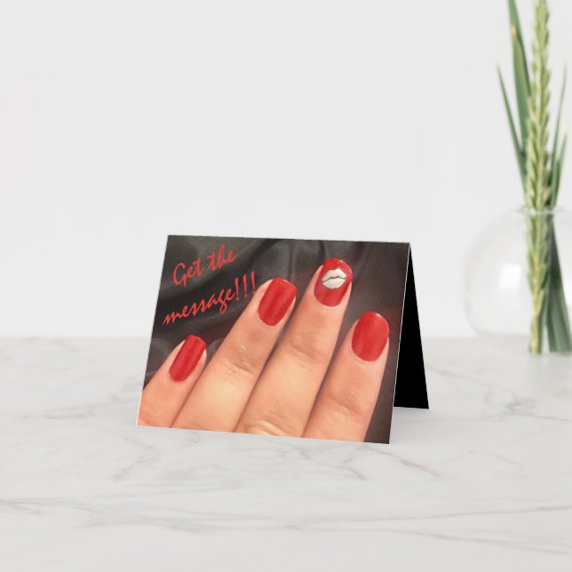 Folded Greeting Card:  Happy birthday, silver Card (Front)
