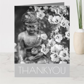 Folded Greeting Card : Thank You : Buddha by TINYLOTUS at Zazzle