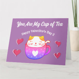 Folded Greeting Card - you are my cup of tea