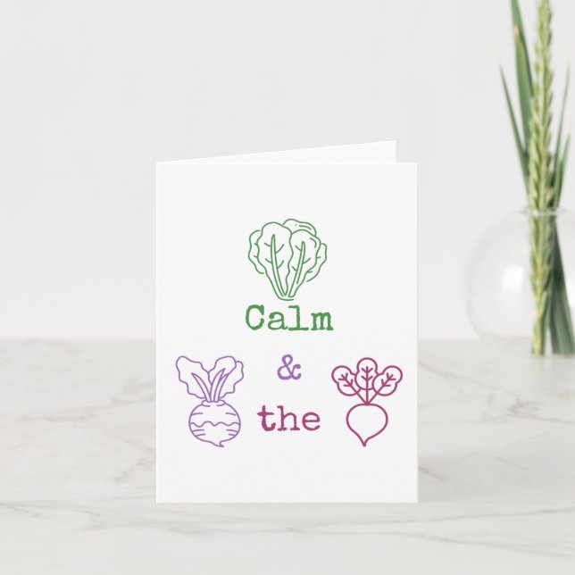 Folded Greeting Thank You Card (Front)