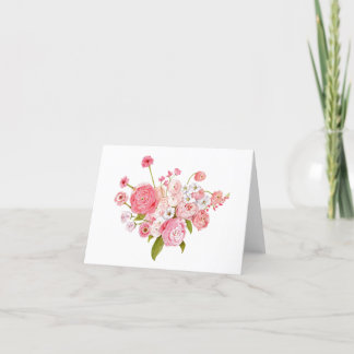 Folded Happy Florals Card