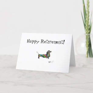 Folded Happy Retirement Card