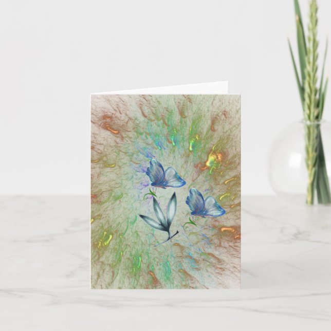 Folded holiday card  (Front)