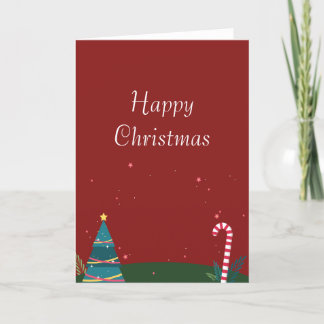 Folded Holiday Card