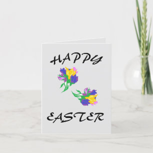 Folded Holiday Card : Easter Lilies