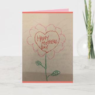 Folded Holiday Card for Mother’s Day