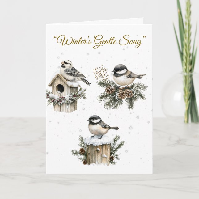 Folded Holiday Card-Victorian Splendor Card (Front)