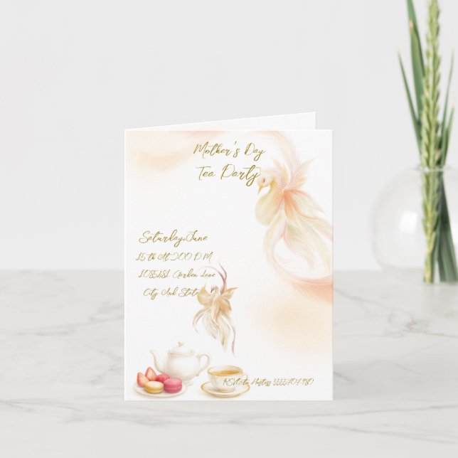 Folded holiday invitation (Front)