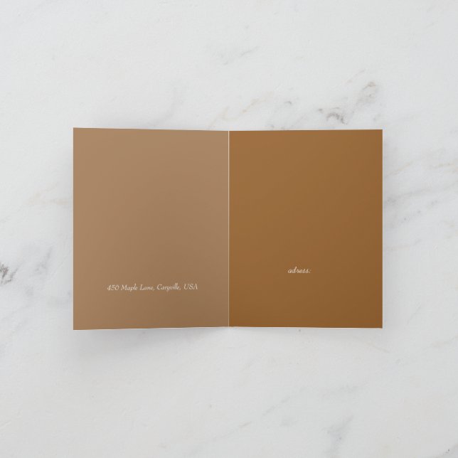 Folded Invitation (Inside)