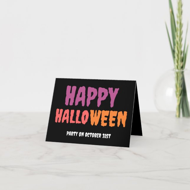 Folded Invitation (Front)