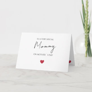 Folded Mother's Day Card