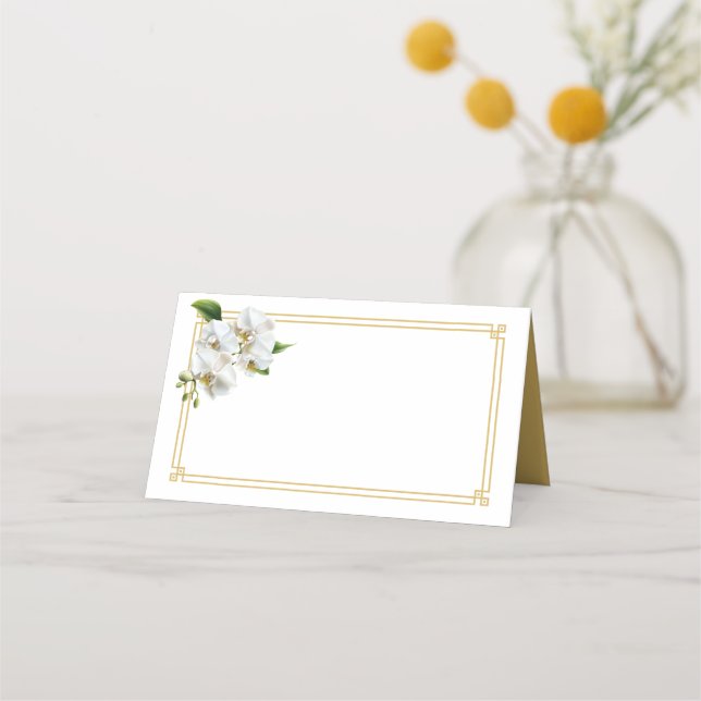 Folded Name Place Card (Front)