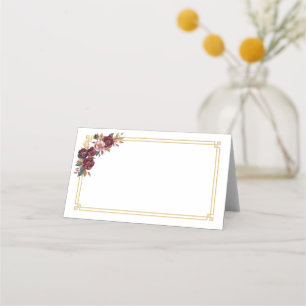 Folded Name Place Card