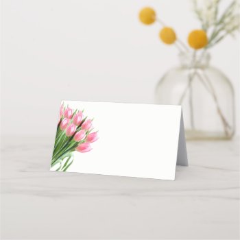 Folded Name Place Card by yourweddingshop at Zazzle