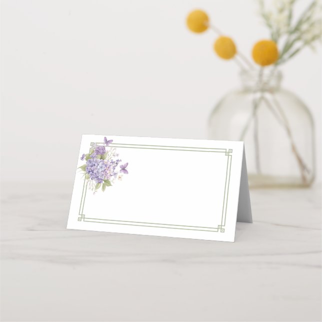Folded Name Place Card (Front)