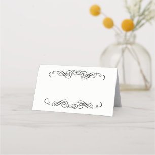 Folded Name Place Card