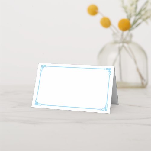 Folded Name Place Card
