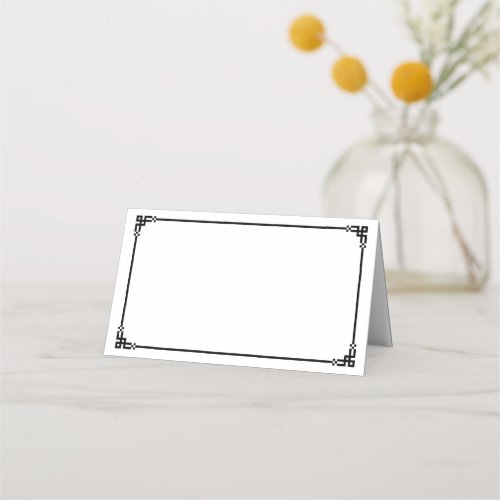 Folded Name Place Card