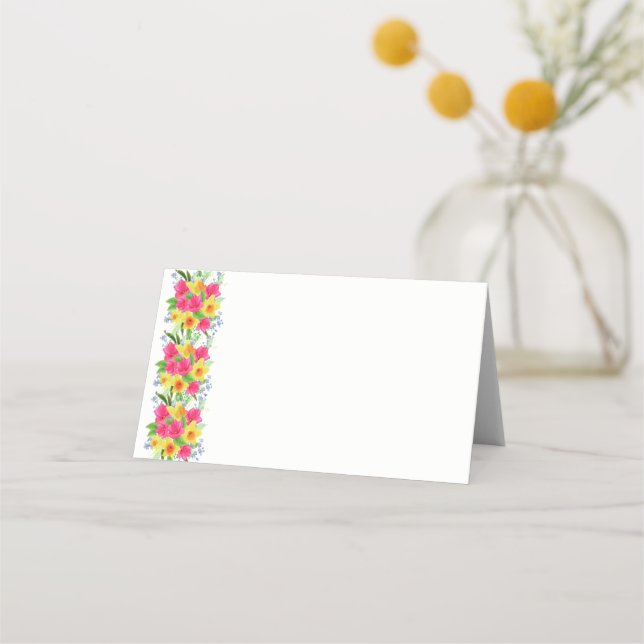 Folded Name Place Card (Front)