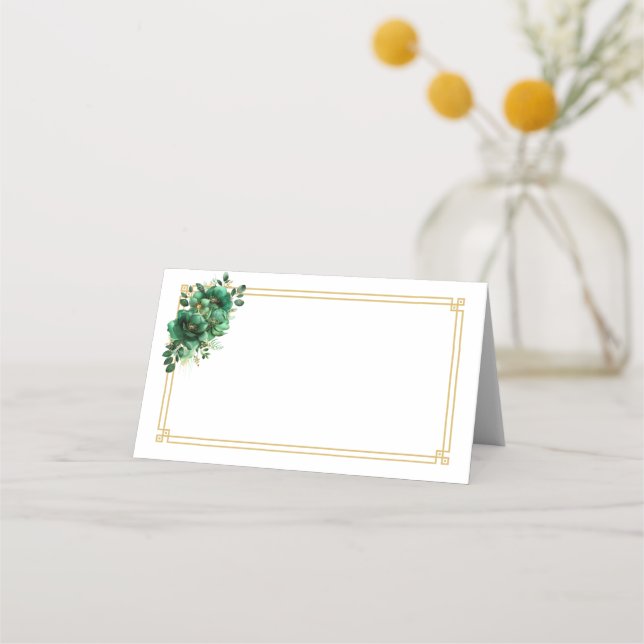 Folded Name Place Card (Front)