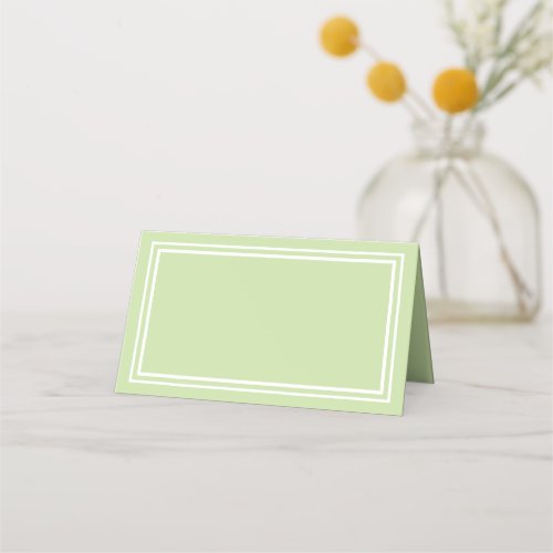 Folded Name Place Card