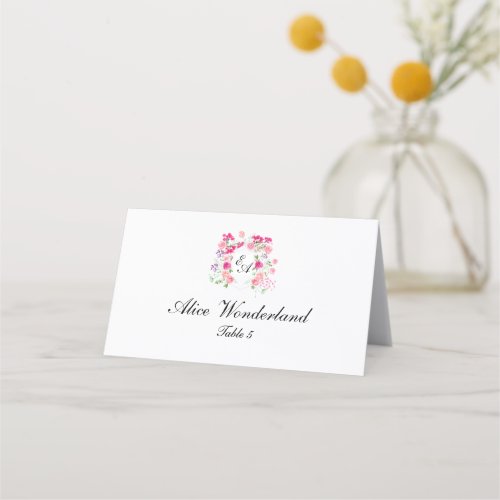 Folded Place Card