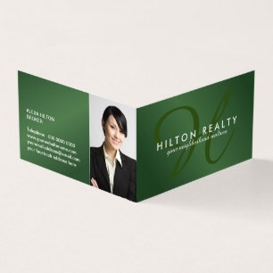 Folded Realtor Business Cards