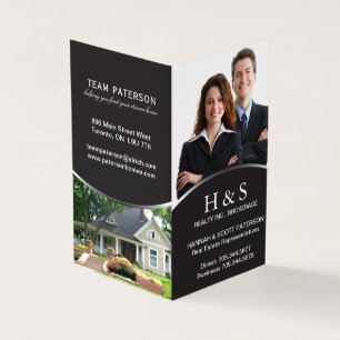 Folded Realtor Business Cards