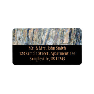 Folded Rock at Olympic National Park Label