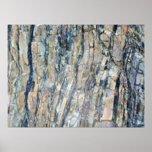 Folded Rock at Olympic National Park Poster