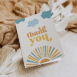 Folded Sun Thank You Cards<br><div class="desc">Sun Thank You Card
Ready to be personalized by you!</div>