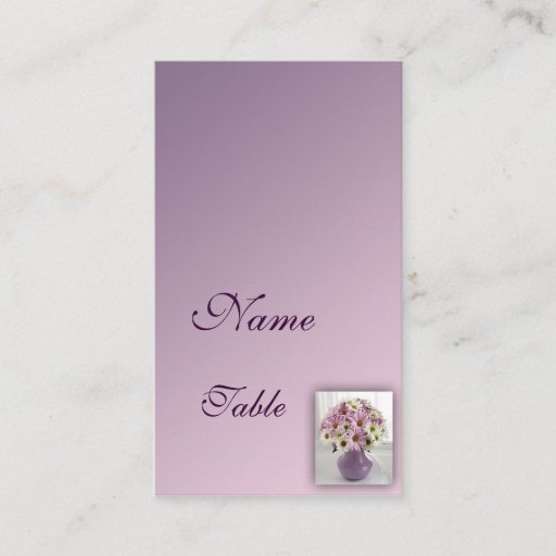 Customizable Folded Table places card Business Card Templates