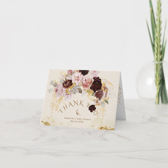 Folded Thank You Card (Front)