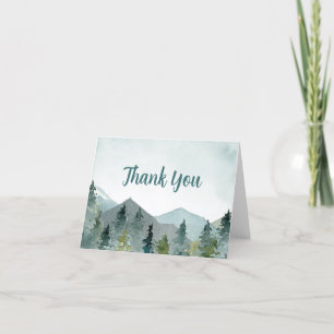 Folded Thank You Card