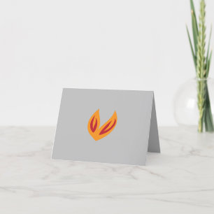 Folded Thank You Card