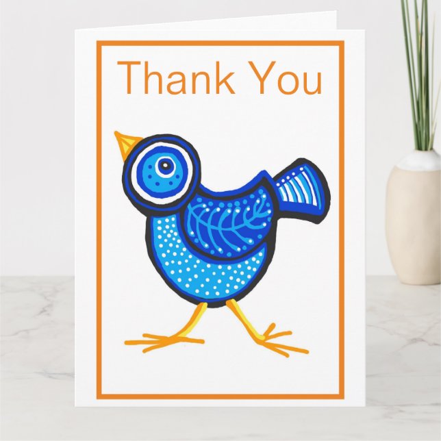 Folded Thank You Card (Front)