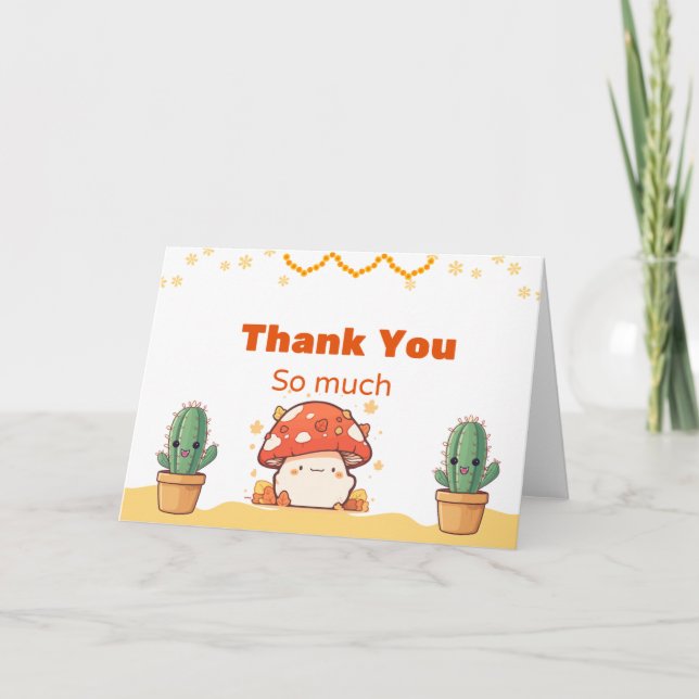 Folded Thank You Card (Front)